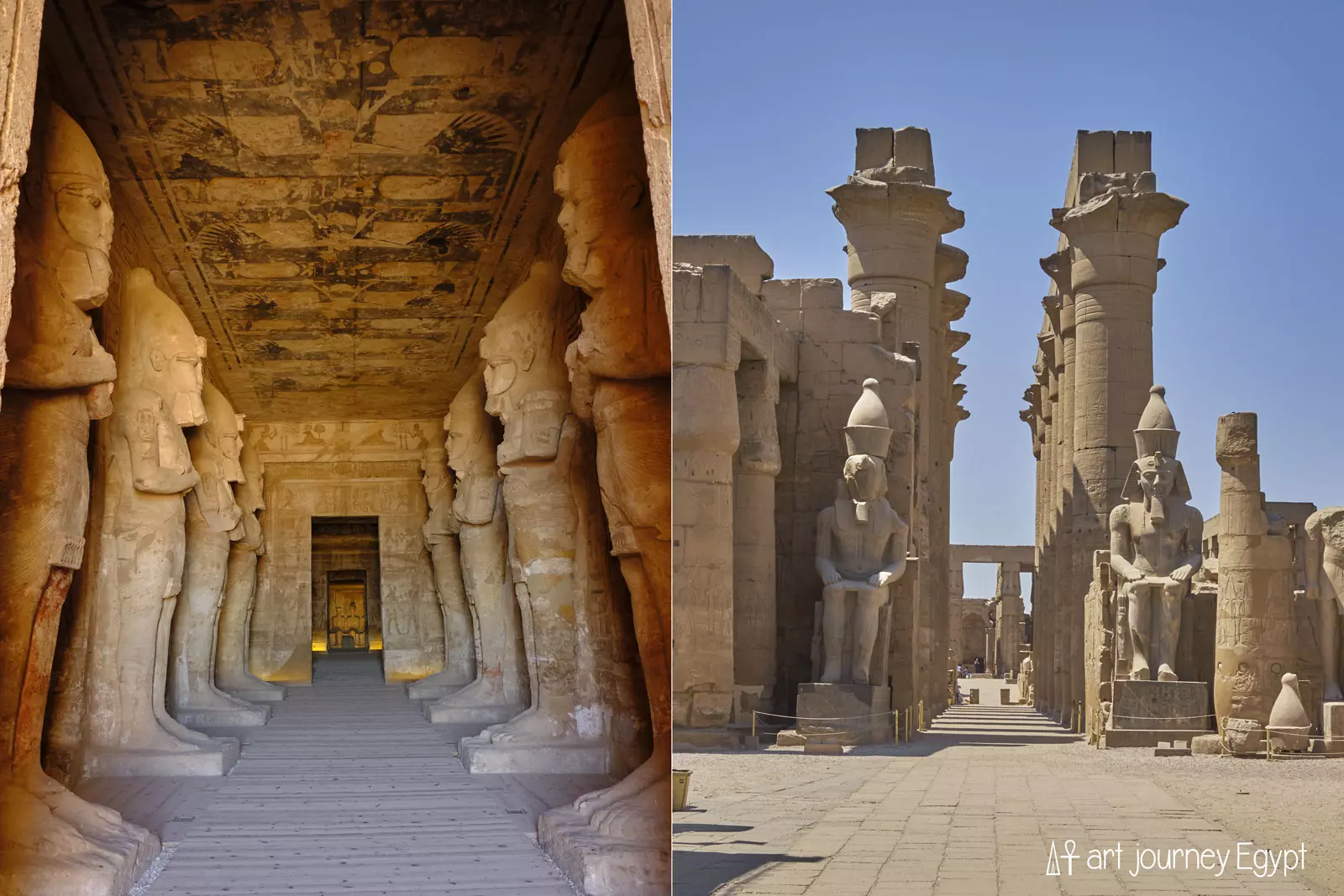 Crowdless temples of Egypt visit