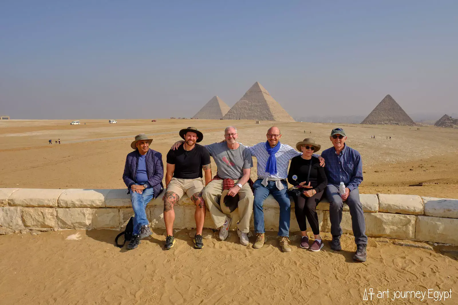 Giza & Saqqara pyramids expert led private guided tour of Egypt.